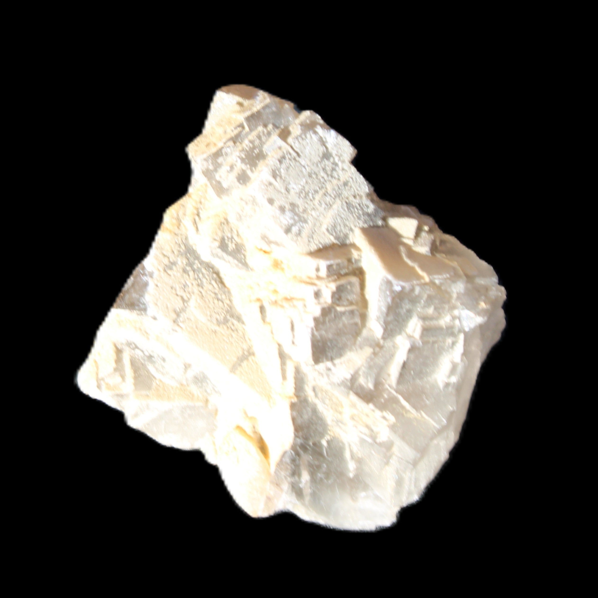 Clear Fluorite cubic cluster45*40*40mm 102g in sunlight - Rocks and Things Store