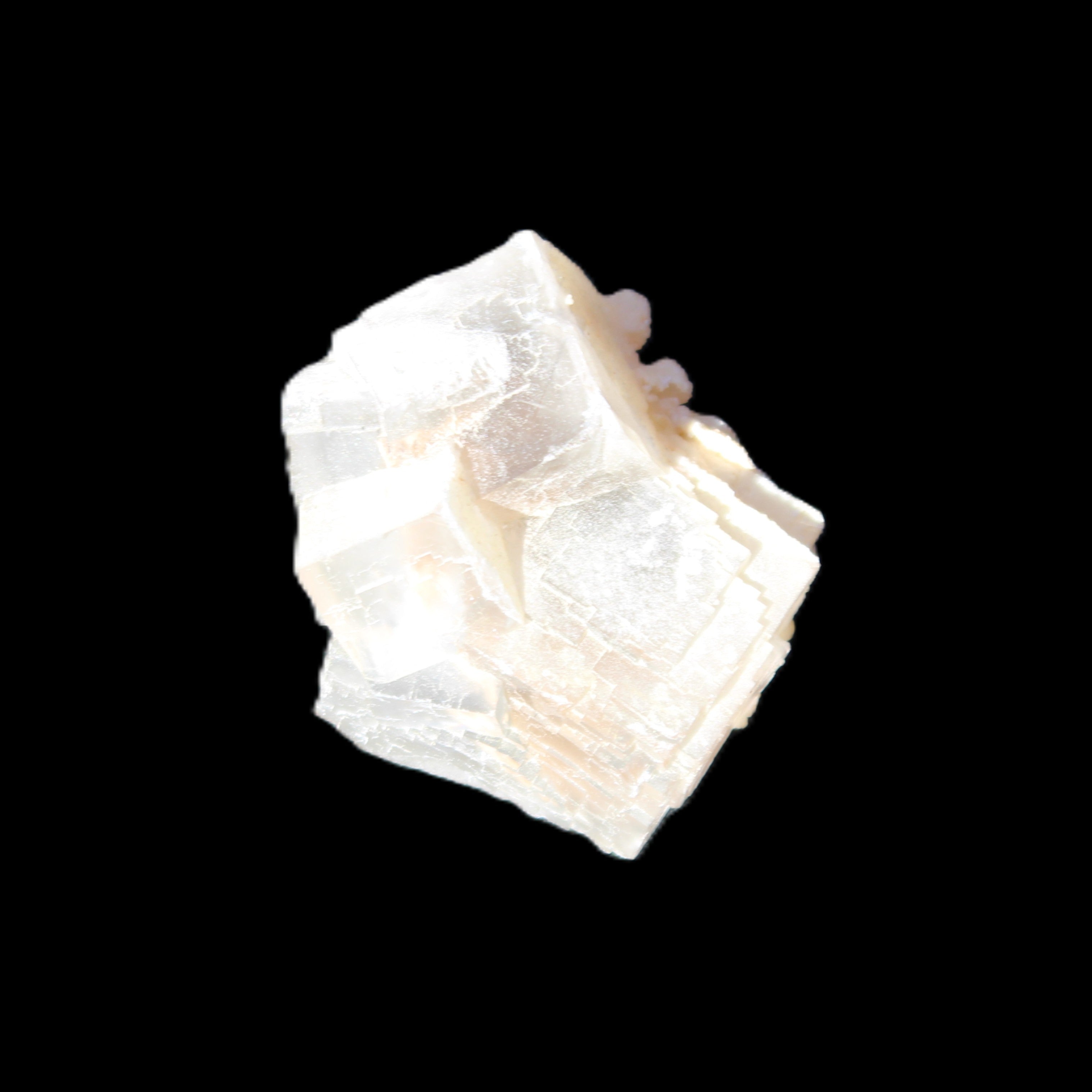 Clear Fluorite cubic cluster45*40*40mm 102g in sunlight - Rocks and Things Store