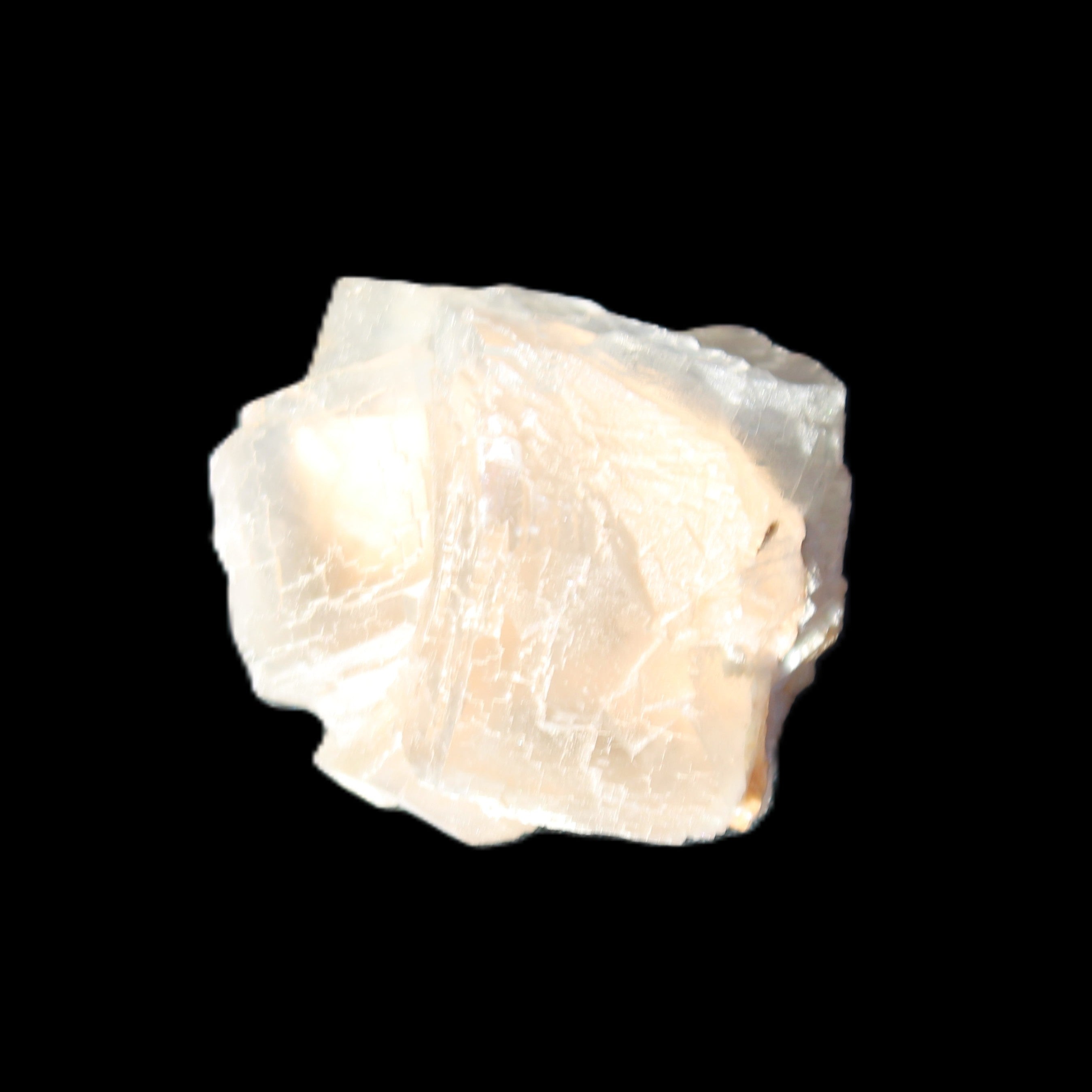 Clear Fluorite cubic cluster45*40*40mm 102g in sunlight - Rocks and Things Store