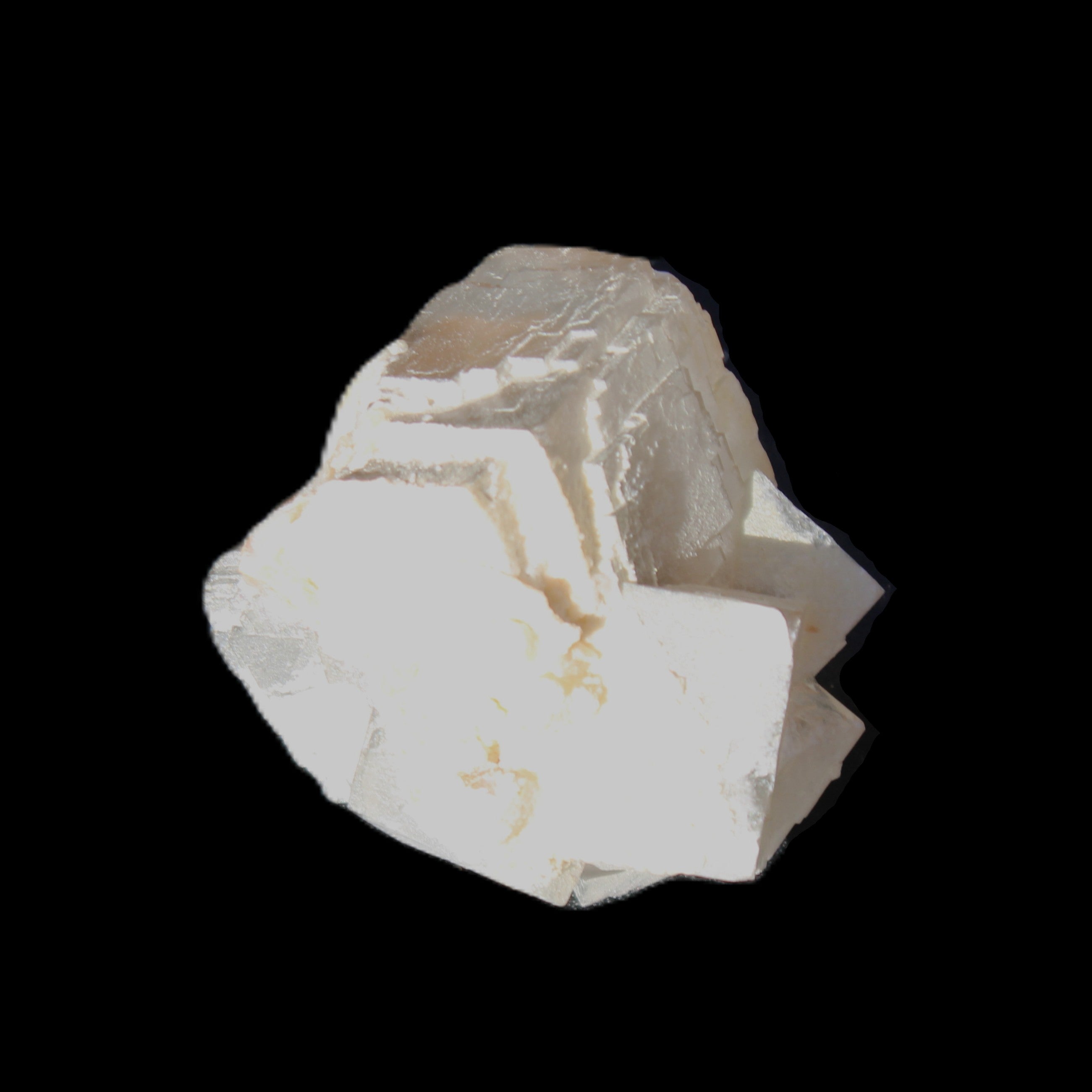 Clear Fluorite cubic cluster45*40*40mm 102g in sunlight - Rocks and Things Store