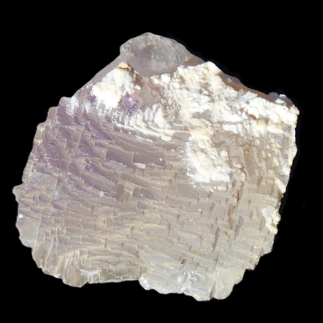 Clear Fluorite stepped cluster 90*80*52mm 523g in sunlight - Rocks and Things Store