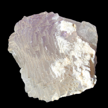 Clear Fluorite stepped cluster 90*80*52mm 523g in sunlight - Rocks and Things Store