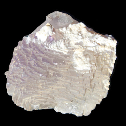 Clear Fluorite stepped cluster 90*80*52mm 523g in sunlight - Rocks and Things Store