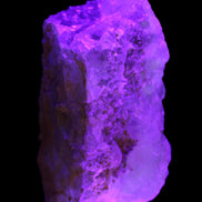 Big Clear Fluorite slab cluster 180*100*70mm 2166g in UV light - Rocks and Things Store
