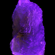 Big Clear Fluorite slab cluster 180*100*70mm 2166g in UV light - Rocks and Things Store