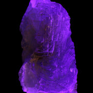 Big Clear Fluorite slab cluster 180*100*70mm 2166g in UV light - Rocks and Things Store