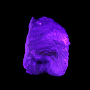 Big Clear Fluorite slab cluster 180*100*70mm 2166g in UV light - Rocks and Things Store