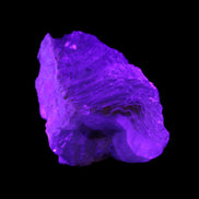 Big Clear Fluorite slab cluster 180*100*70mm 2166g in UV light - Rocks and Things Store