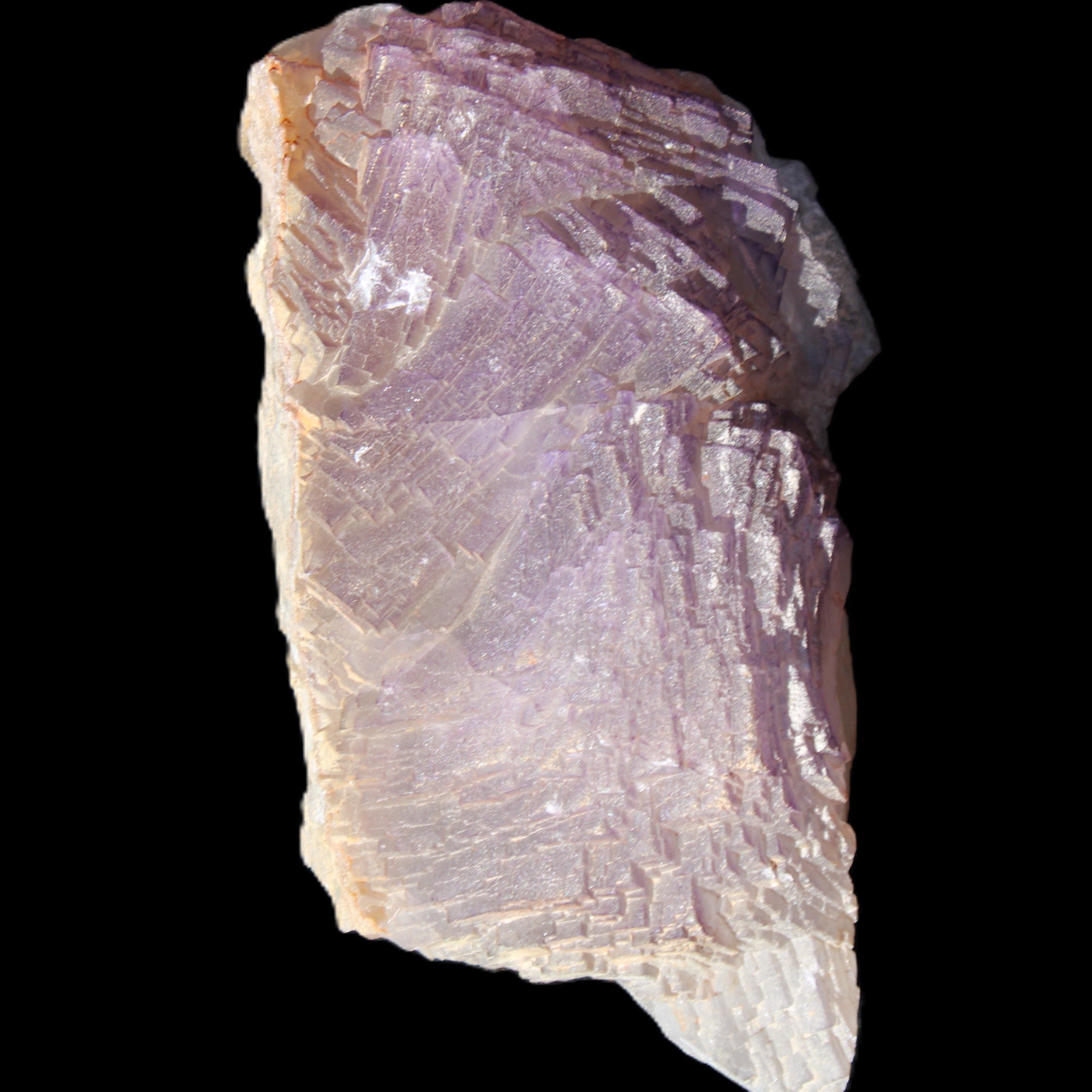 Big Clear Fluorite slab cluster 180*100*70mm 2166g in sunlight - Rocks and Things Store