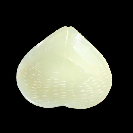 Afghan Jade hand-carved heart-shaped dish 110*114*30mm 283g in sunlight - Rocks and Things Store