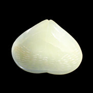 Afghan Jade hand-carved heart-shaped dish 110*114*30mm 283g in sunlight - Rocks and Things Store