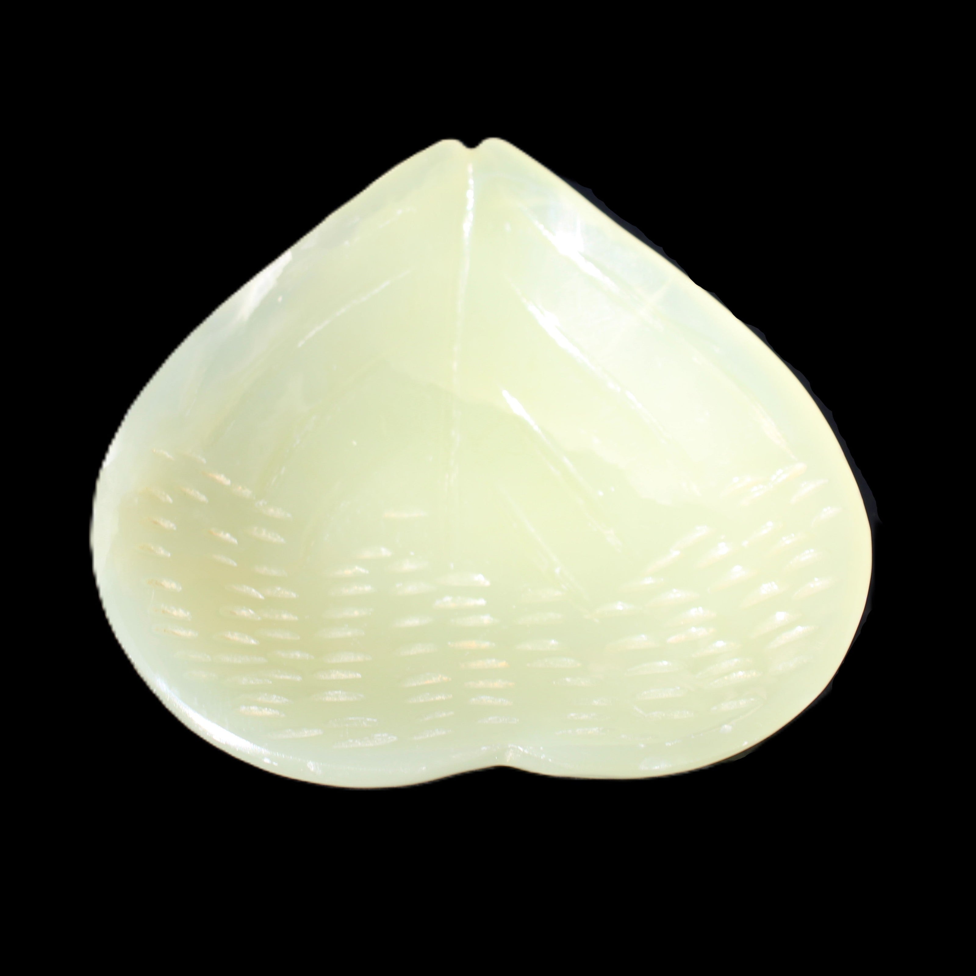 Afghan Jade hand-carved heart-shaped dish 110*114*30mm 283g in sunlight - Rocks and Things Store
