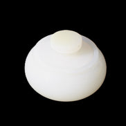 Afghan Jade onyx hand-carved spice jar 75*35mm 283g in sunlight - Rocks and Things Store