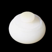 Afghan Jade onyx hand-carved spice jar 75*35mm 283g in sunlight - Rocks and Things Store