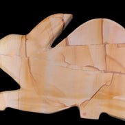 Teakwood marble hand-carved Rabbit 153*104*24mm 516g in sunlight - Rocks and Things Store