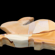 Teakwood marble hand-carved Rabbit 155*105*25mm 571g in sunlight - Rocks and Things Store