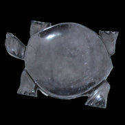 Black Jade hand-carved Turtle platter 155**112*22mm 578g in sunlight - Rocks and Things Store