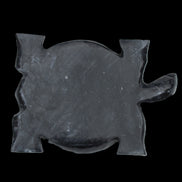 Black Jade hand-carved Turtle platter 155**112*22mm 578g in sunlight - Rocks and Things Store