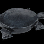 Black Jade hand-carved Turtle platter 155**112*22mm 578g in sunlight - Rocks and Things Store