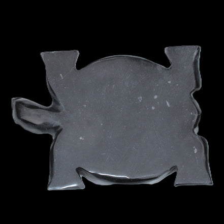 Black Jade hand-carved Turtle platter 152**113*21mm 552g in sunlight - Rocks and Things Store