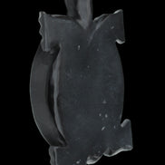 Black Jade hand-carved Turtle platter 152**113*21mm 552g in sunlight - Rocks and Things Store