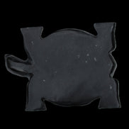 Black Jade hand-carved Turtle platter 152**113*21mm 552g in sunlight - Rocks and Things Store