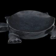 Black Jade hand-carved Turtle platter 152**113*21mm 552g in sunlight - Rocks and Things Store