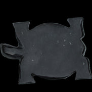 Black Jade hand-carved Turtle platter 152**113*21mm 552g in sunlight - Rocks and Things Store