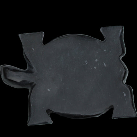 Black Jade hand-carved Turtle platter 152**113*21mm 552g in sunlight - Rocks and Things Store