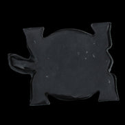 Black Jade hand-carved Turtle platter 152**113*21mm 552g in sunlight - Rocks and Things Store