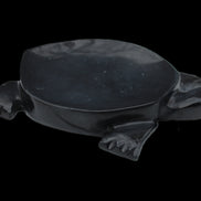 Black Jade hand-carved Turtle platter 152**113*21mm 552g in sunlight - Rocks and Things Store