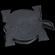 Black Jade hand-carved Turtle platter 152**113*21mm 552g in sunlight - Rocks and Things Store