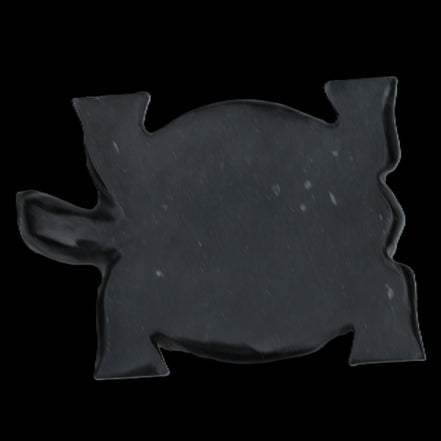 Black Jade hand-carved Turtle platter 152**113*21mm 552g in sunlight - Rocks and Things Store