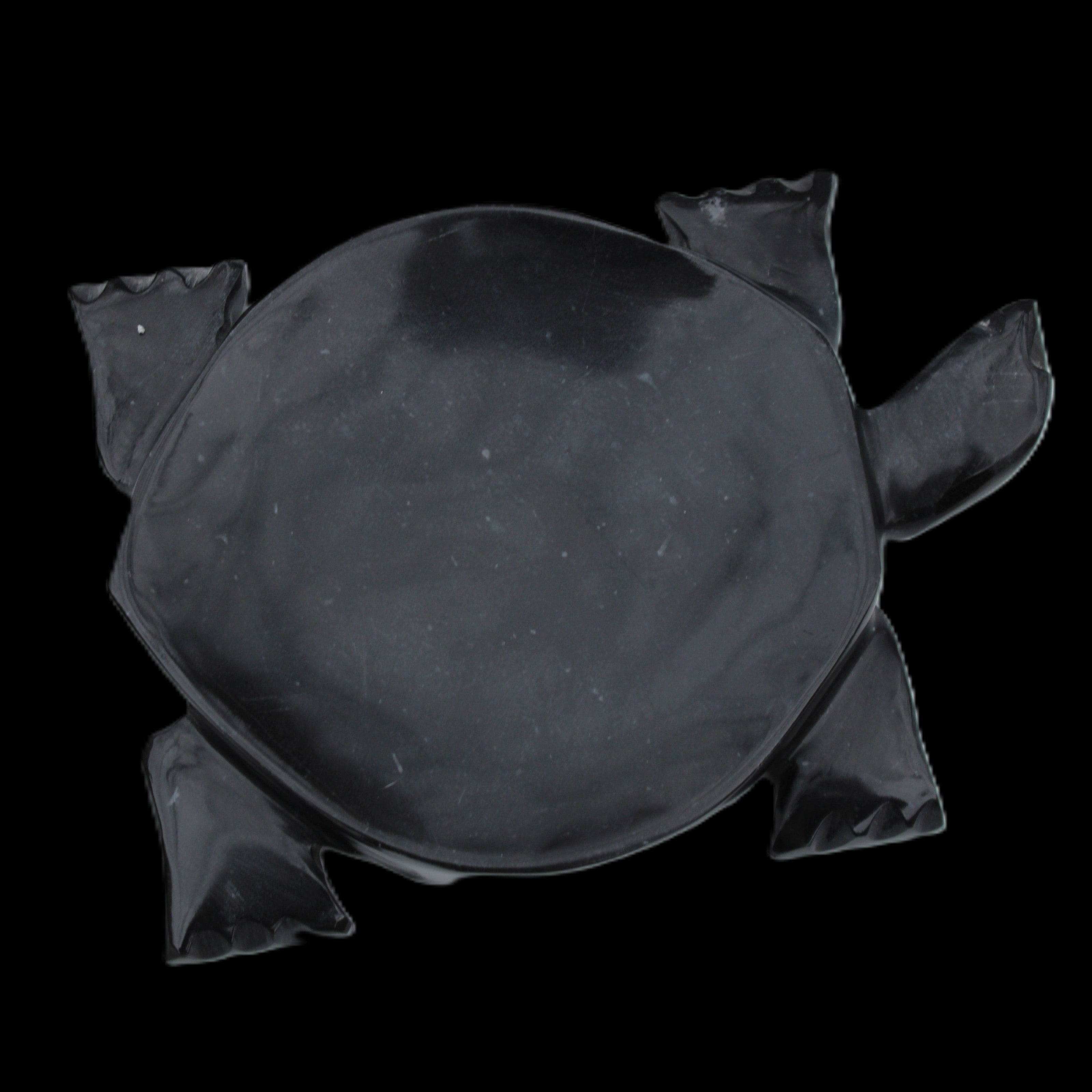 Black Jade hand-carved Turtle platter 152**113*21mm 552g in sunlight - Rocks and Things Store