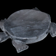 Black Jade hand-carved Turtle platter 155**113*20mm 472g in sunlight - Rocks and Things Store