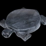 Black Jade hand-carved Turtle platter 155**113*20mm 472g in sunlight - Rocks and Things Store