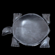 Black Jade hand-carved Turtle platter 155**113*20mm 472g in sunlight - Rocks and Things Store
