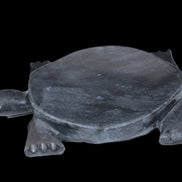 Black Jade hand-carved Turtle platter 155**113*20mm 472g in sunlight - Rocks and Things Store