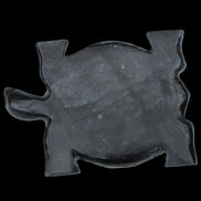 Black Jade hand-carved Turtle platter 155**113*20mm 472g in sunlight - Rocks and Things Store