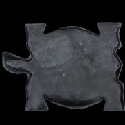 Black Jade hand-carved Turtle platter 155**113*20mm 472g in sunlight - Rocks and Things Store