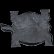 Black Jade hand-carved Turtle platter 155**113*20mm 472g in sunlight - Rocks and Things Store