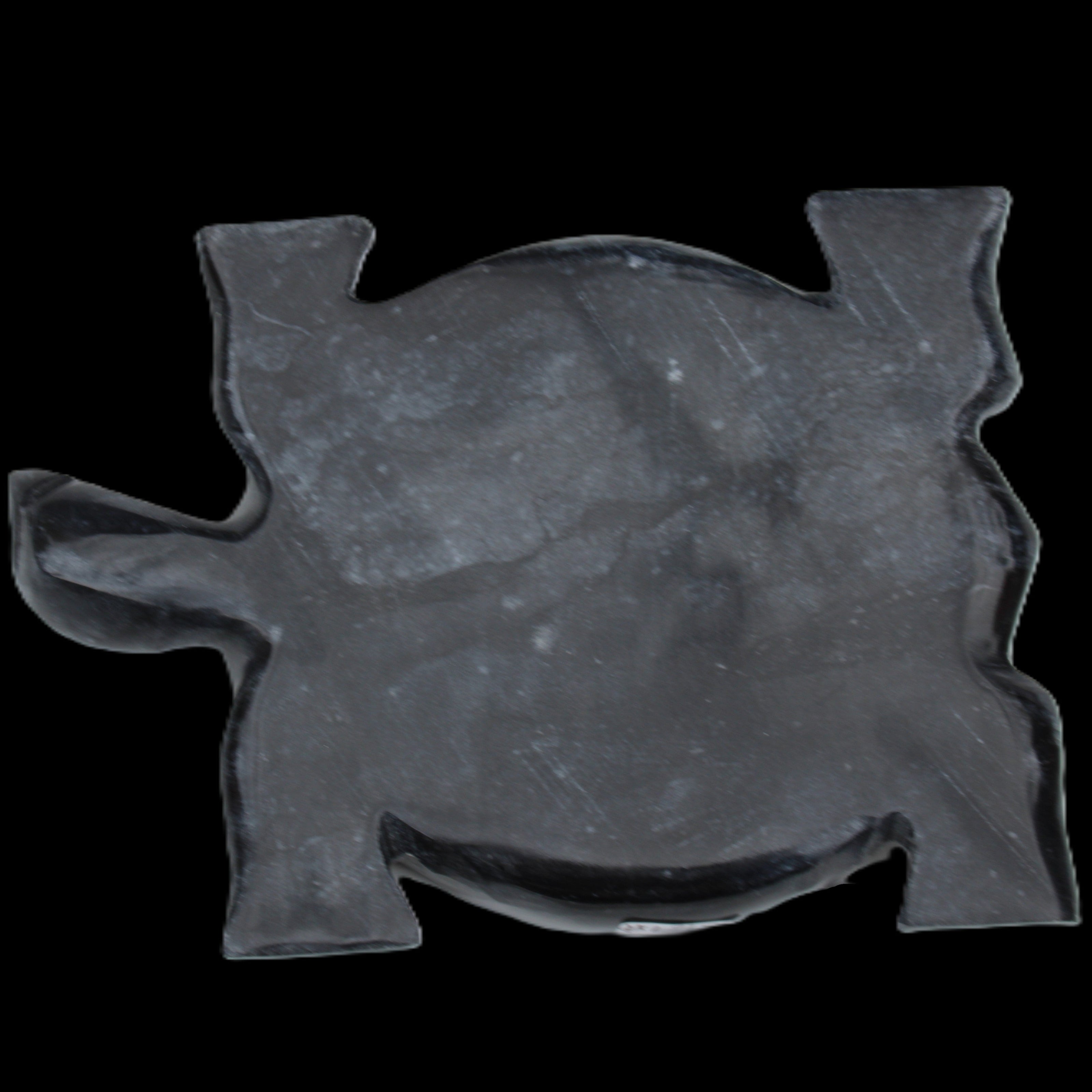 Black Jade hand-carved Turtle platter 155**113*20mm 472g in sunlight - Rocks and Things Store