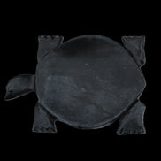 Black Jade hand-carved Turtle platter 155**113*20mm 472g in sunlight - Rocks and Things Store