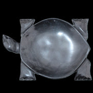 Black Jade hand-carved Turtle platter 157*112*20mm 489g in sunlight - Rocks and Things Store