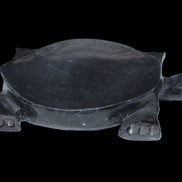 Black Jade hand-carved Turtle platter 157*112*20mm 489g in sunlight - Rocks and Things Store