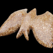 Chocolate Calcite hand-carved Butterfly dual platter 206*30*188mm 1113g in sunlight - Rocks and Things Store