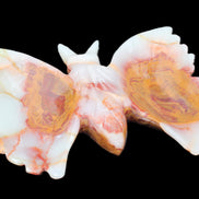 Afghan Jade hand-carved dual platter Butterfly 205*30*184mm 1030g in sunlight - Rocks and Things Store