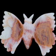 Afghan Jade hand-carved dual platter Butterfly 205*30*184mm 1030g in sunlight - Rocks and Things Store