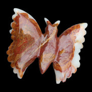Afghan Jade hand-carved dual platter Butterfly 205*30*184mm 1030g in sunlight - Rocks and Things Store