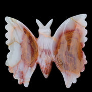 Afghan Jade hand-carved dual platter Butterfly 205*30*184mm 1030g in sunlight - Rocks and Things Store